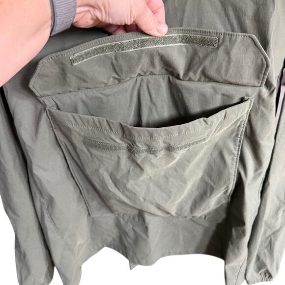 The North Face Mens Printed Class V Fanorak M Green Hiking Outdoors Gorpcore - Picture 4 of 14